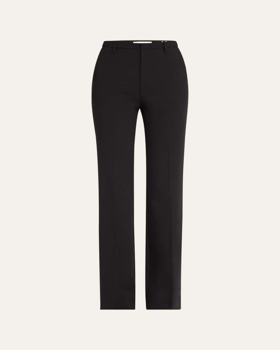 Mid-Rise Tailored Flare Pants