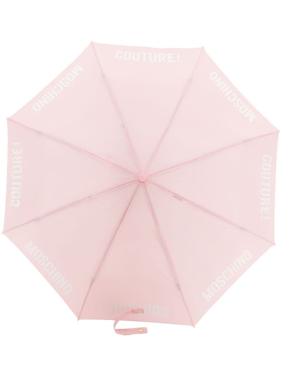 logo lettering-print foldable umbrellla