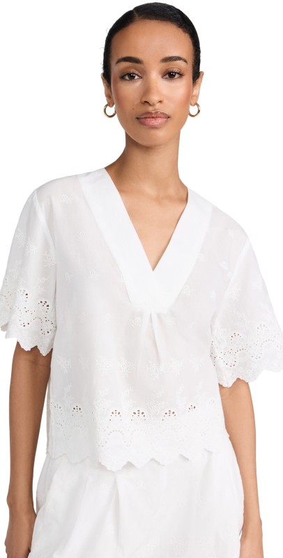 Birds of Paradis Nevehirt Broderie Anglaise