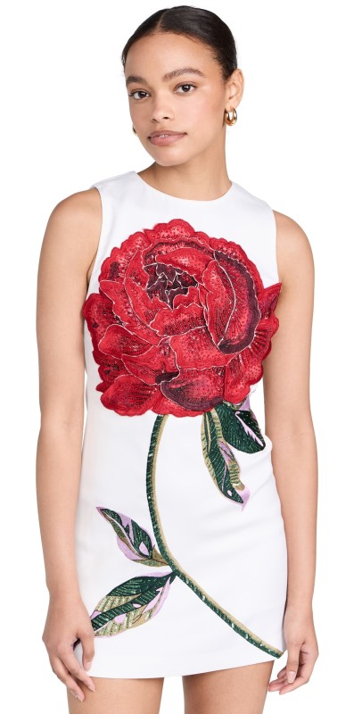 alice + olivia Clyde Embellished Shift Dress Le Parisien