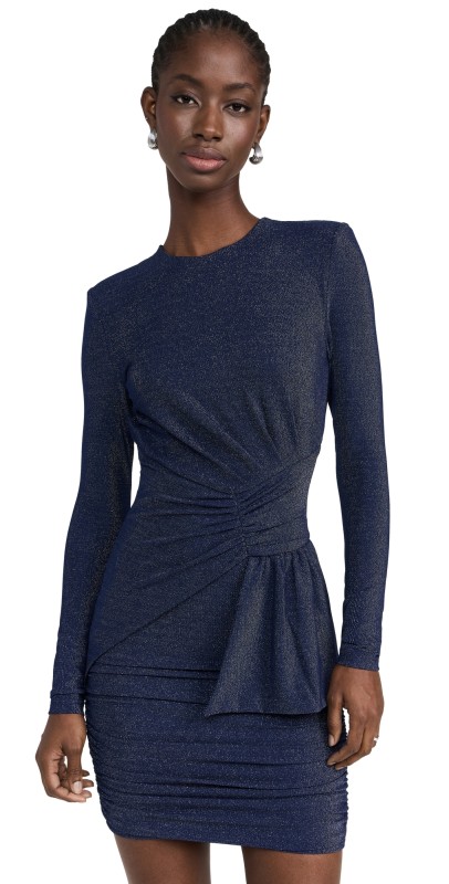 MISHA Evetta Jersey Mini Dress French Navy