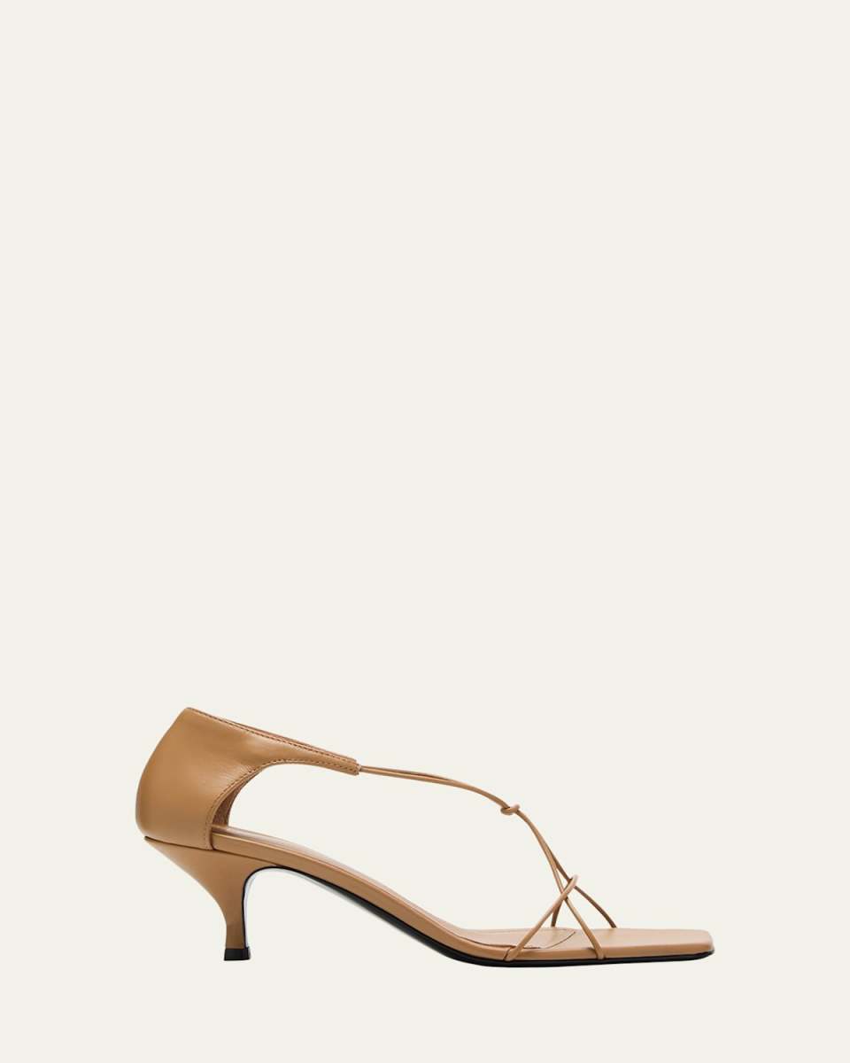The Knot Leather Sandals