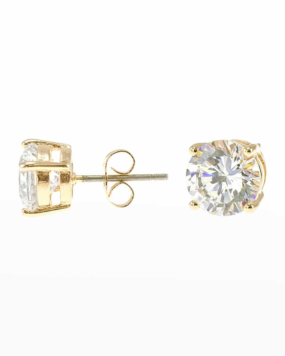 Cubic Zirconia Luxe Post Earrings, 4tcw