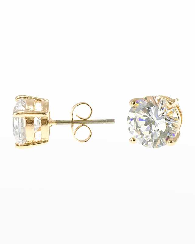 Cubic Zirconia Luxe Post Earrings, 4tcw