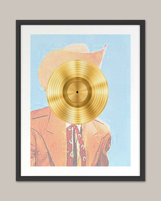 Country Western Guy' Framed Wall Art