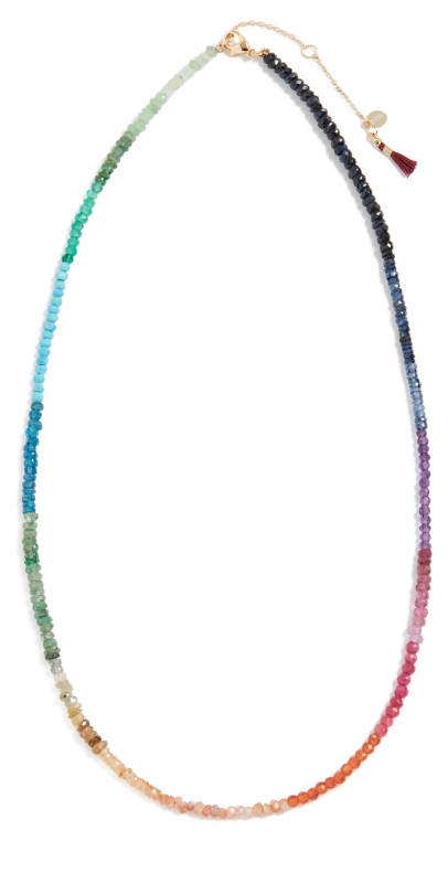 SHASHI Aisha Necklace Rainbow