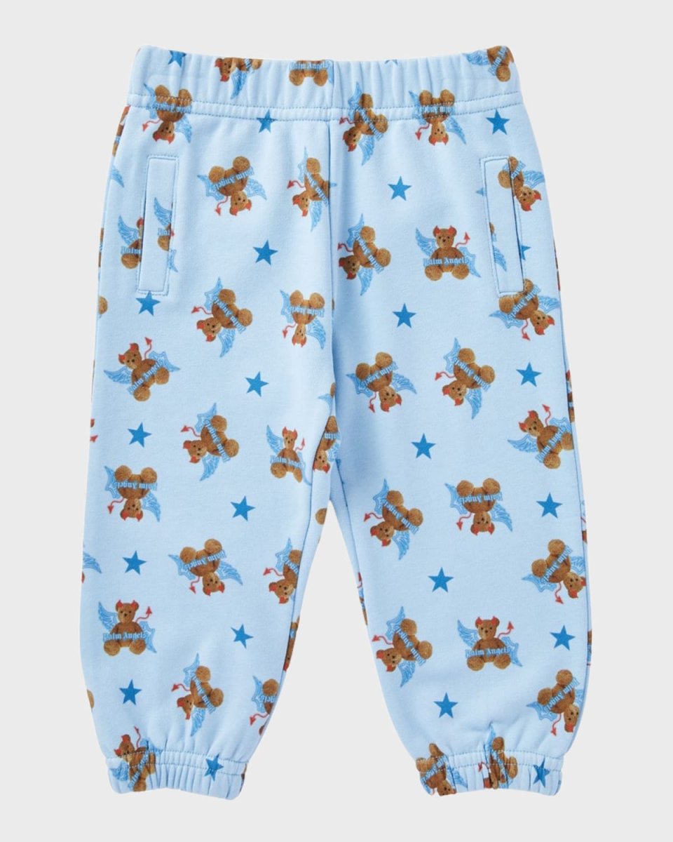 Boy's Angel Devil Teddy Bear Sweatpants, Size Newborn-9