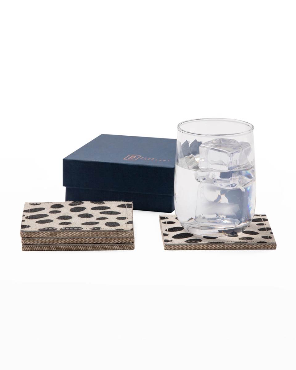 Harper Dalmatian Print Square Coasters