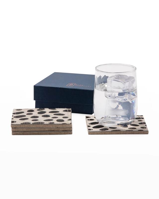Harper Dalmatian Print Square Coasters