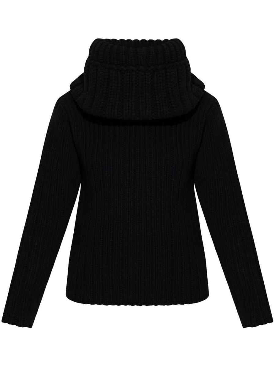 chunky ribbed knit sweater
