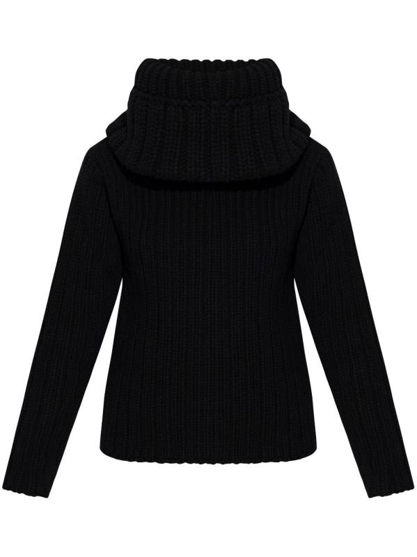 chunky ribbed knit sweater