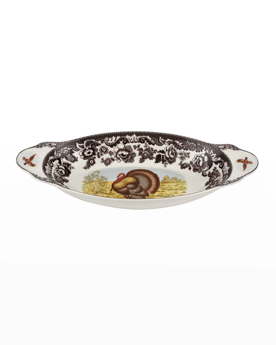 Woodland Turkey Bread Tray