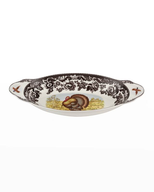 Woodland Turkey Bread Tray