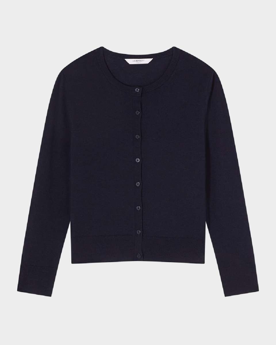 Bonnie Button-Down Wool Cardigan