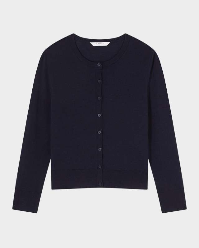 Bonnie Button-Down Wool Cardigan