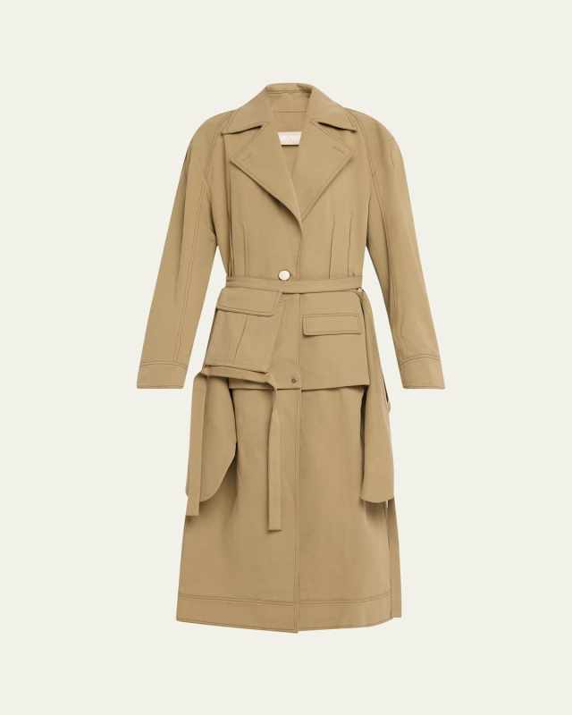 Denim Trench Coat