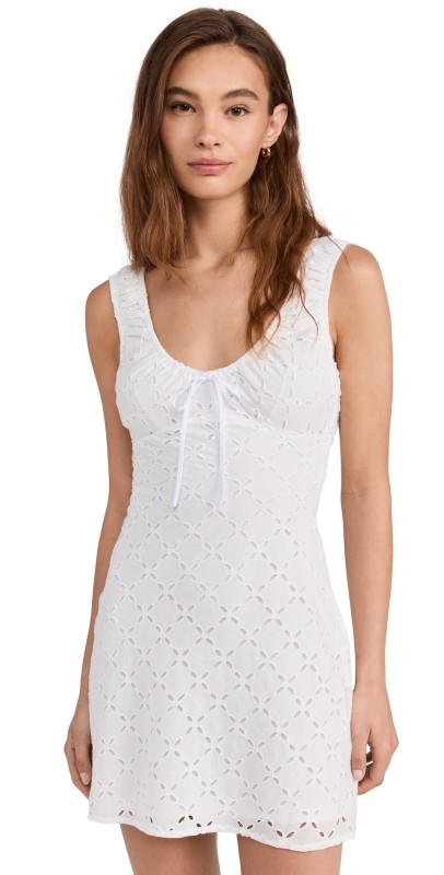 NIA Cedar Dress White