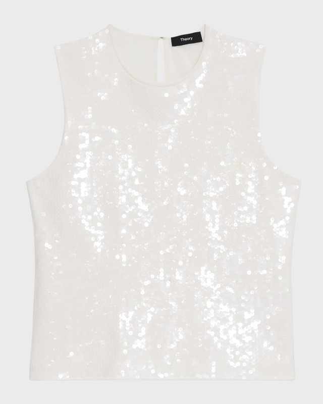 Sequin Sleeveless Shell Top