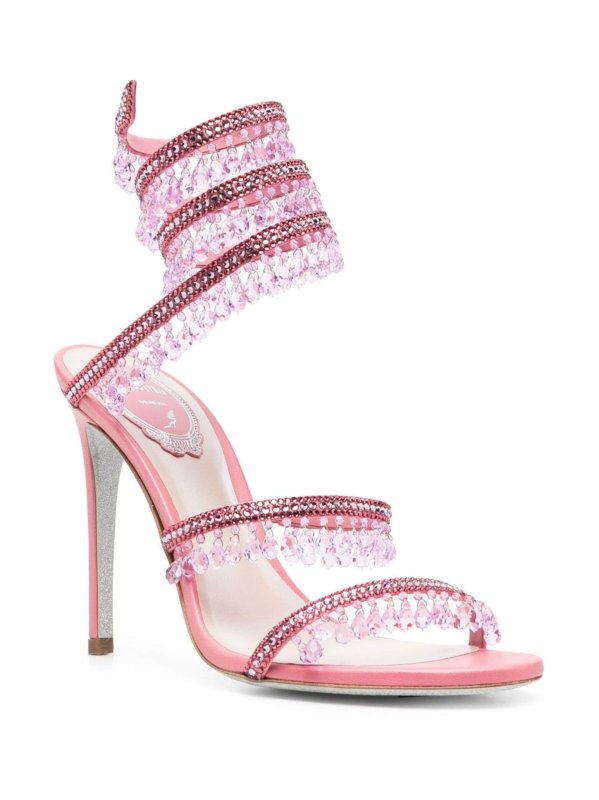 RENE CAOVILLA Chandelier 110mm sandals
