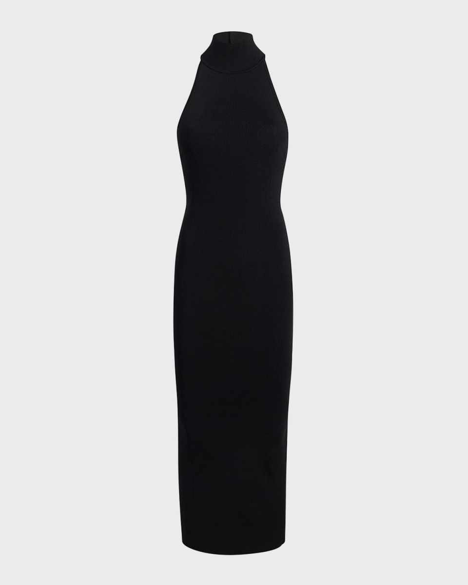 Suzanne Knit Halter Midi Dress