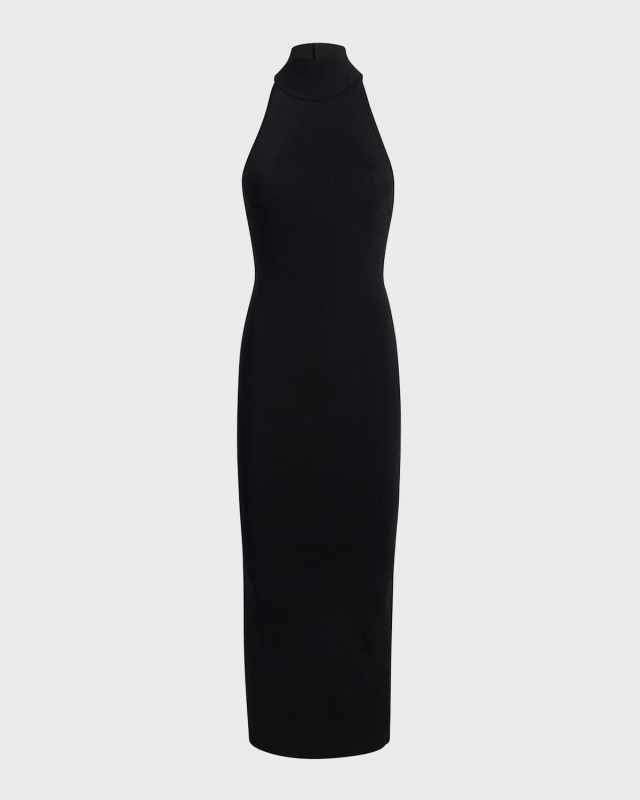 Suzanne Knit Halter Midi Dress