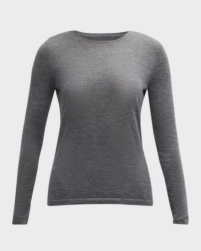 Cashmere Superfine Crewneck Top