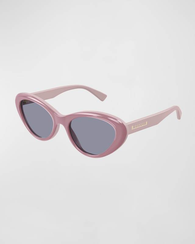 Star Logo Acetate Cat-Eye Sunglasses