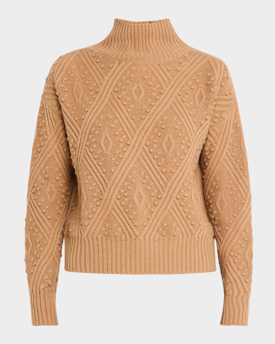 Panino Mixed Stitch Turtleneck Sweater