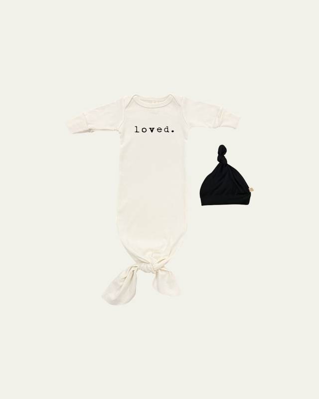 Kid's Loved Knotted Gown w/ Hat, Size