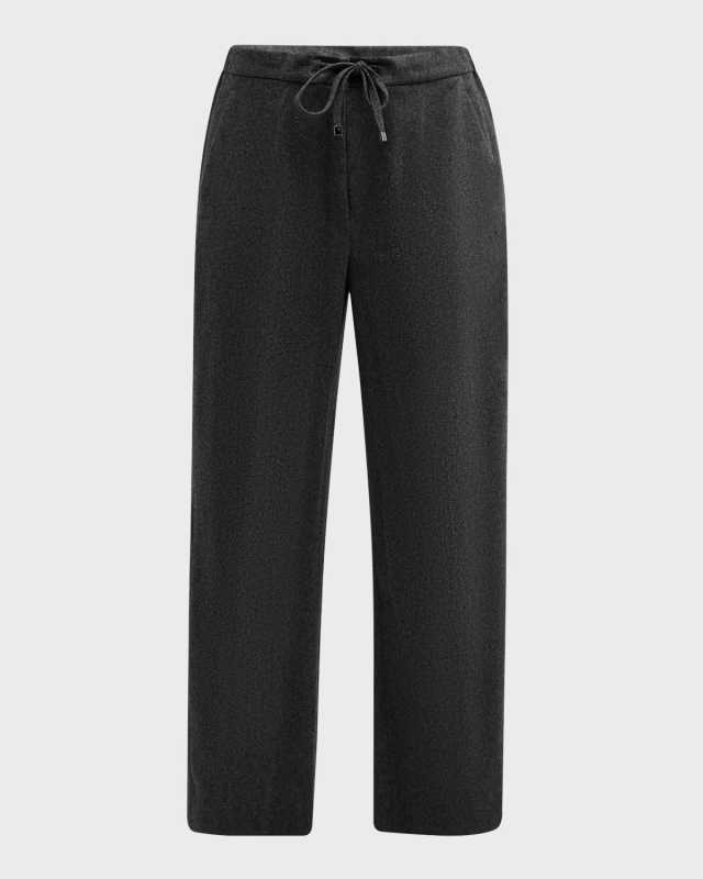 Floria Straight-Leg Wool Trousers