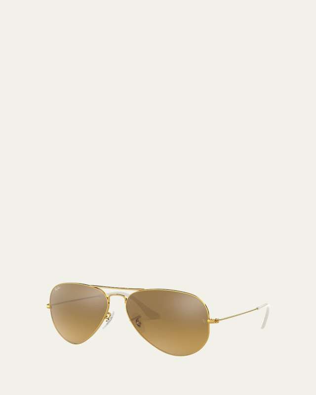 Mirrored Flash Aviator Sunglasses