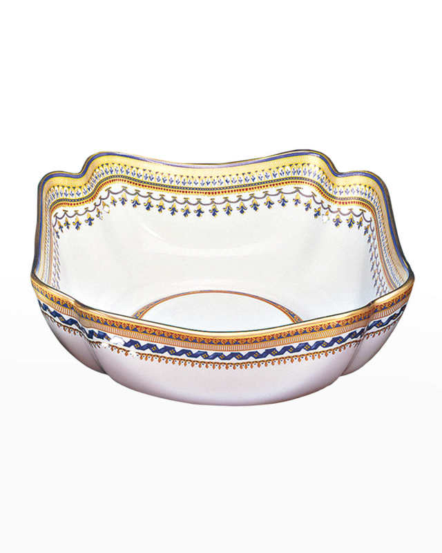 Chinoise Blue Small Square Bowl