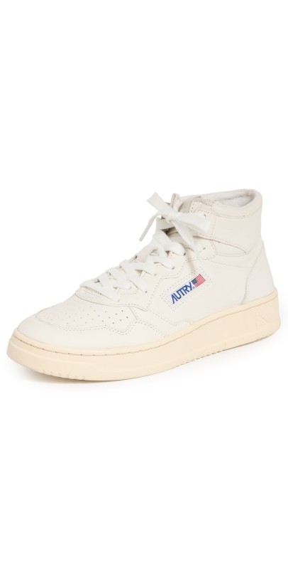 Autry Medalist High Top Sneakers Goat/Goat White