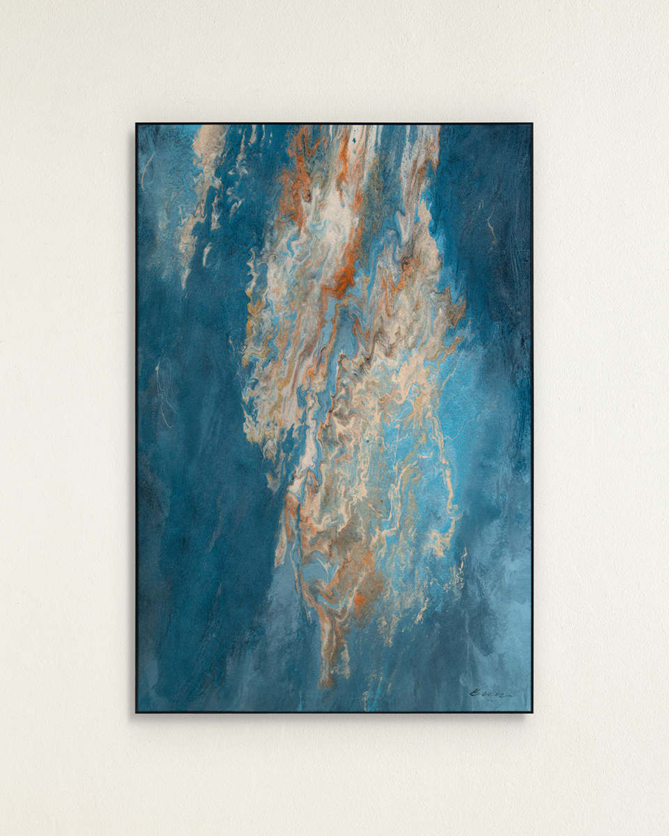 "Luminous Cloudscape" Original Painting by Bing