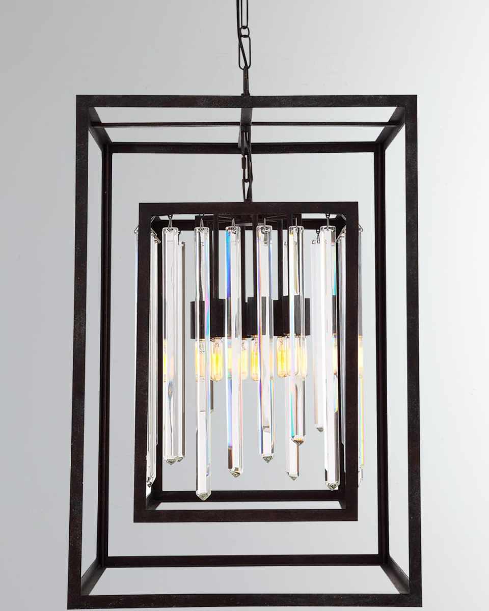 Hollis 8-Light Bronze Chandelier