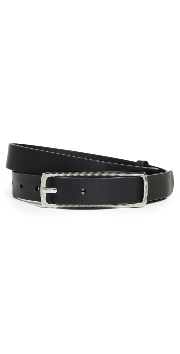 rag & bone Small Rebound Texture Belt Black