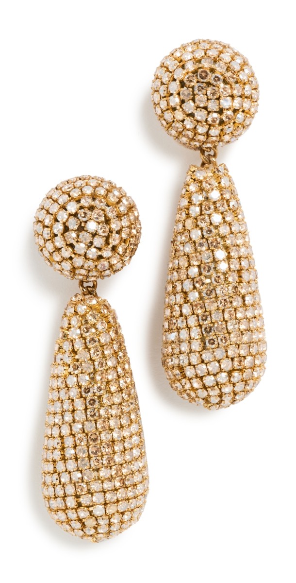 Deepa Gurnani Emely Earrings Gold