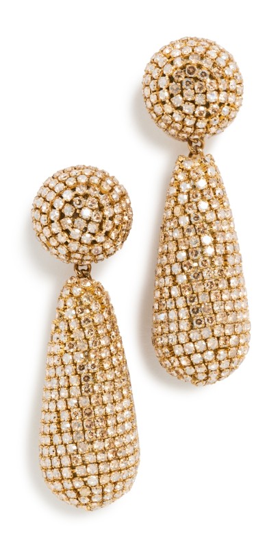 Deepa Gurnani Emely Earrings Gold