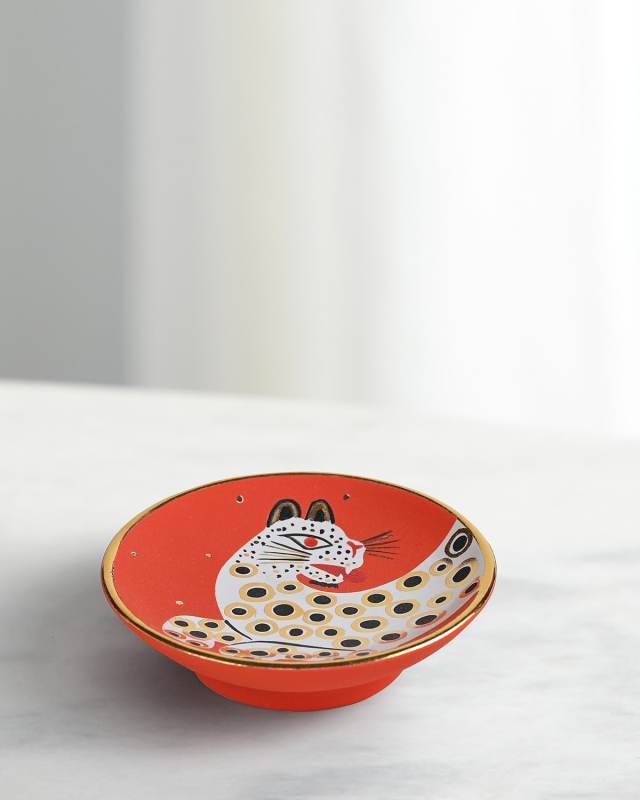 Small Leopard Bullet Bowl