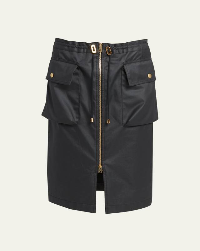 Coated Water-Resistant Drawcord Skirt