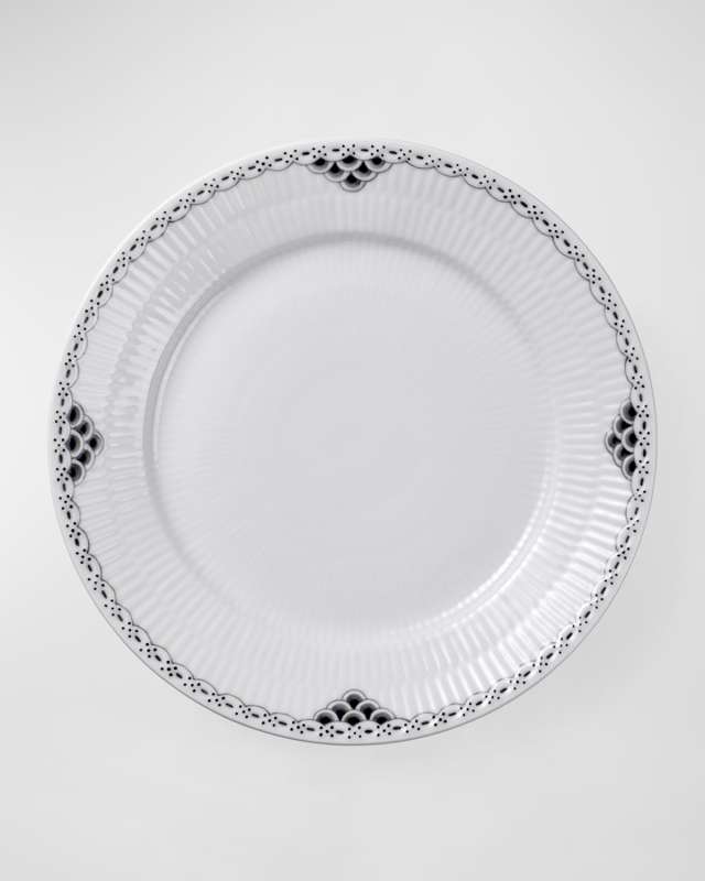 Black Lace Salad Plate