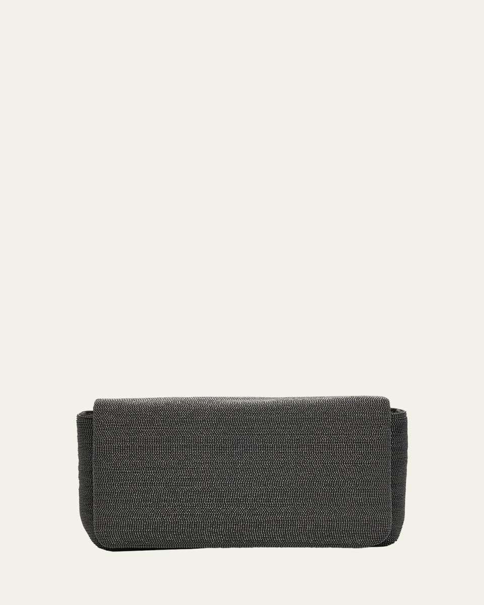 Allover Monili Convertible Clutch Bag