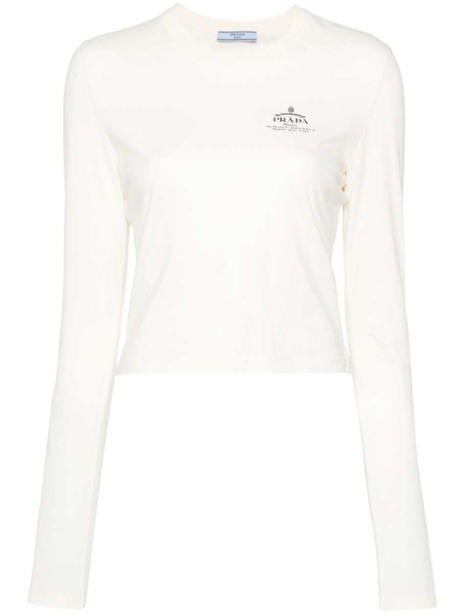 logo-print cotton T-shirt