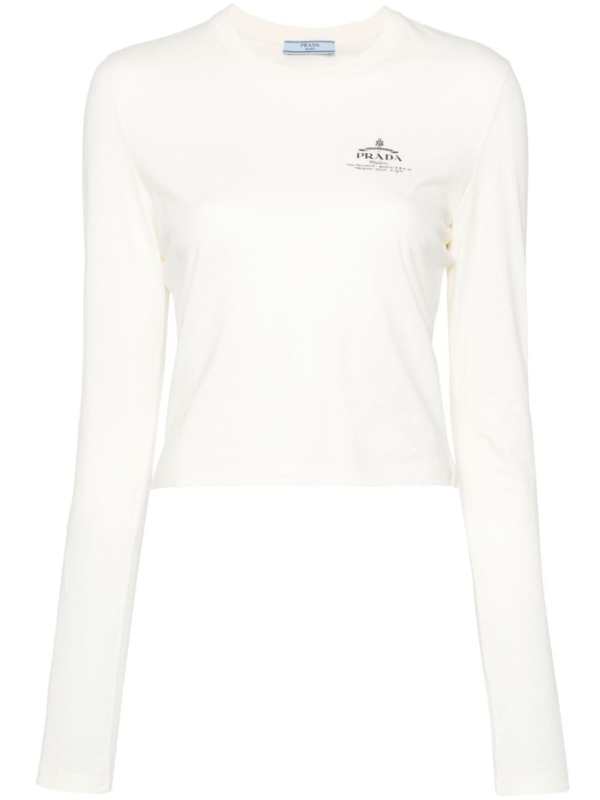 logo-print cotton T-shirt
