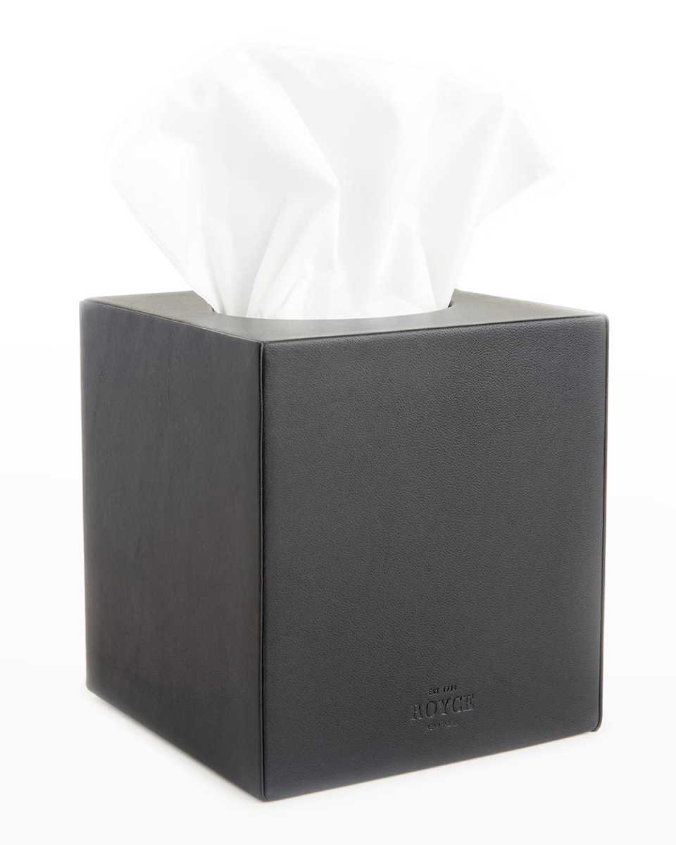 Personalized Leather Tissue Box Cover