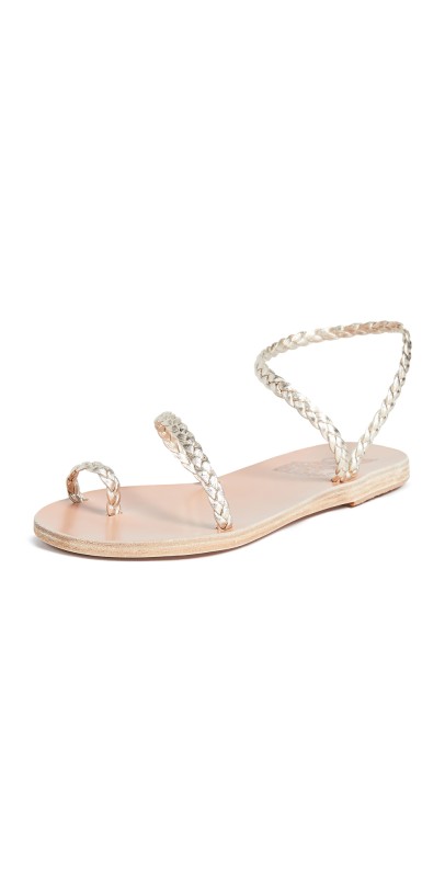 Ancient Greek Sandals Eleftheria Sandals Platinum