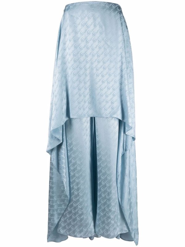 jacquard-logo trousers