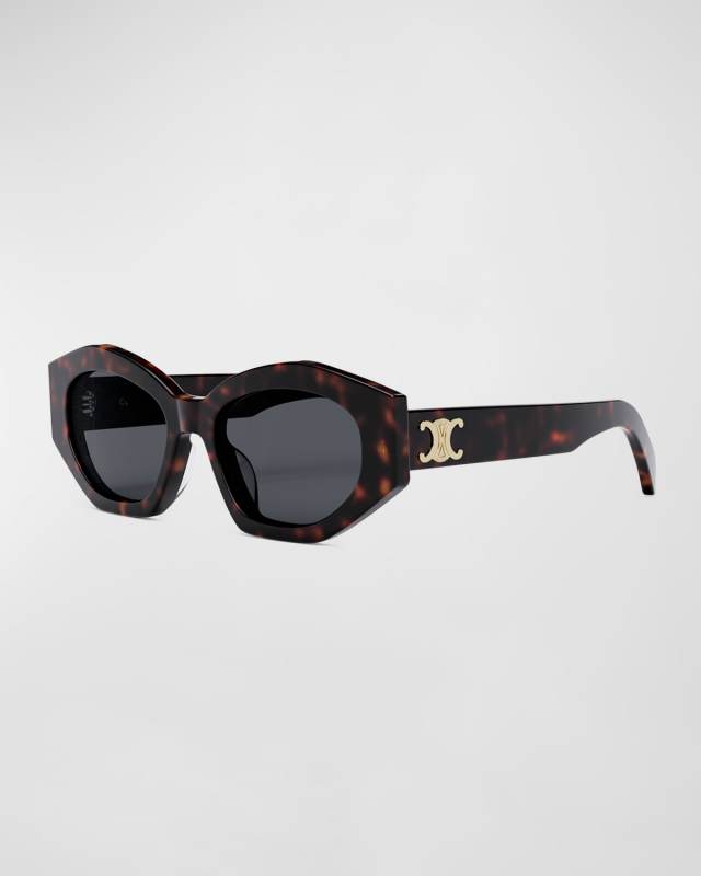 Triomphe Logo Acetate Cat-Eye Sunglasses