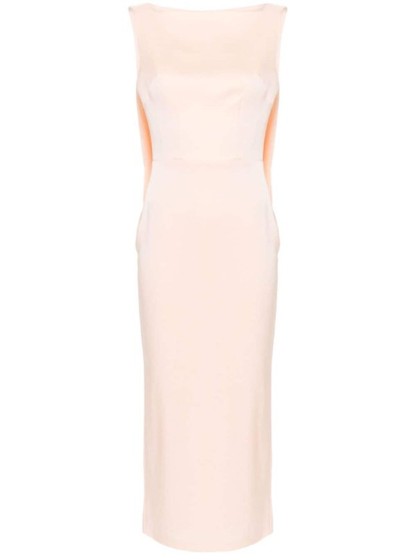 draped-design dress