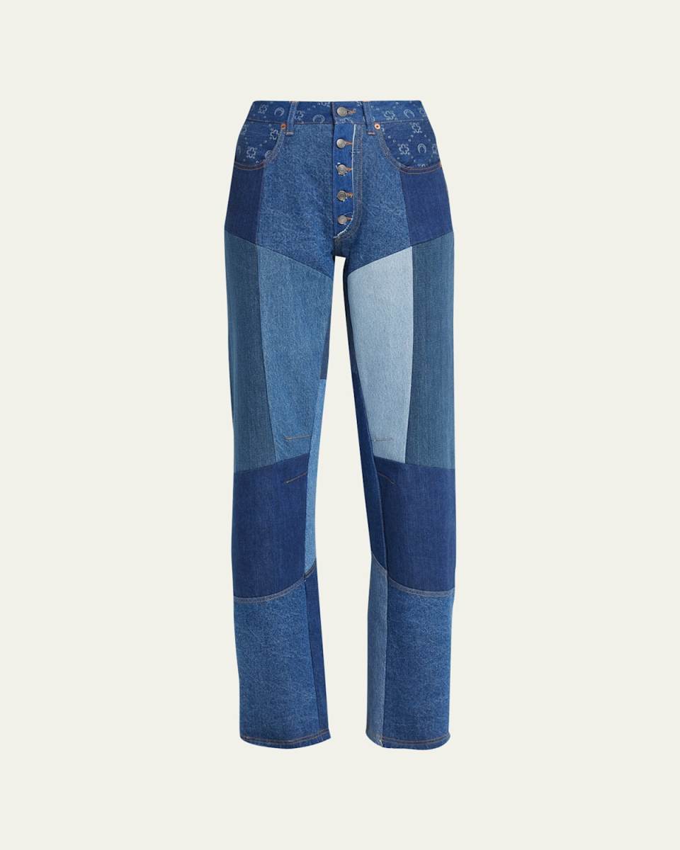 Patch Denim Btn Frnt Jean